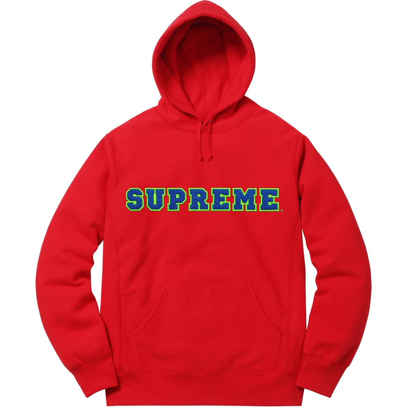 Cord Collegiate Logo Hooded Sweatshirt view 5